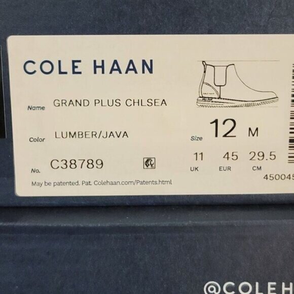 NEW Cole Haan Grand Boots Men's Size 12 Nubuck Dress Casual Chelsea Chukka Shoes - Picture 10 of 10